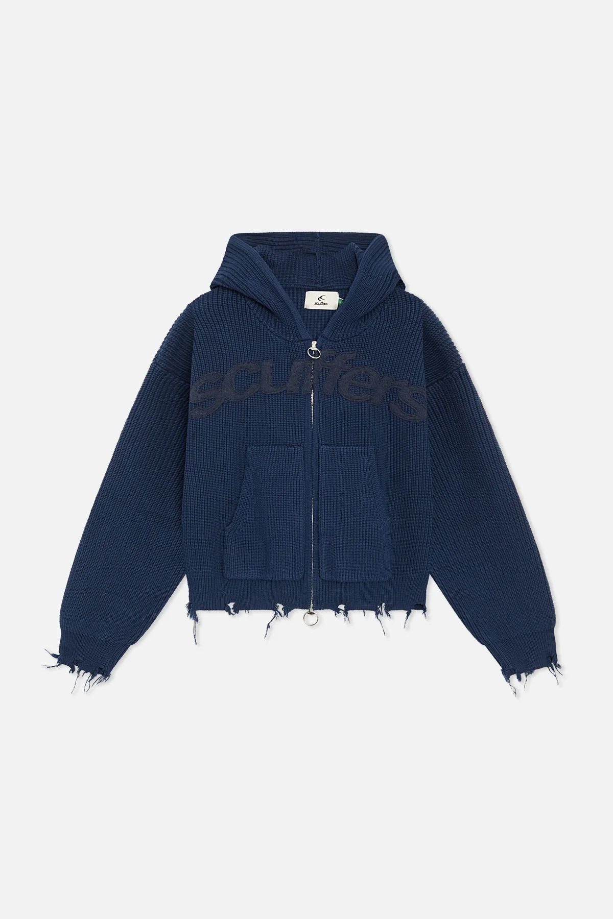 Undone Knit Zip